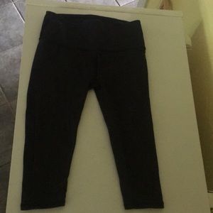 Lulu lemon mesh crop yoga pant